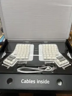 ErgoDox EZ printed White Gateron Red