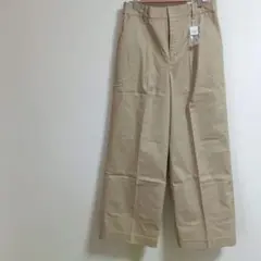 未使用品。ワイド チノパンツ ベージュ