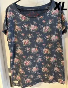 Cath Kidston×ユニクロ　半袖Tシャツ　花柄　XL コラボ