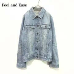 Feel and Ease フィールアンドイーズ デニムジャケット Gジャン