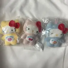 サンリオ キティ 私のデコバック シークレットマスコット 水色 ピンク 黄色