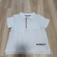 BURBERRYホワイトポロシャツ