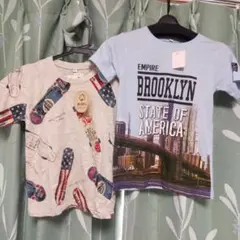 6181 ¥1555→¥1149 Tシャツ 2枚セット　サイズ130　新品