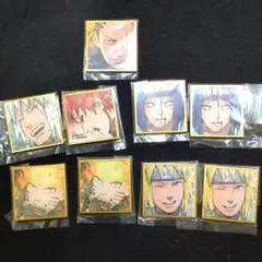 NARUTO 豆ガシャ色紙 第二弾 9点