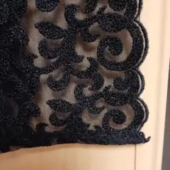 黒　マフラー？　ショール？　豪華レース