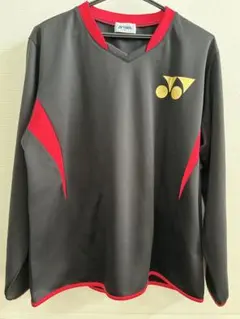 YONEX ウォームアップウェア M 黒/赤