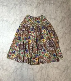 【最終価格】NORMA KAMALI ノーマカマリ　花柄スカート
