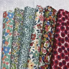 LIBERTY リバティ　タナローン カットクロス　6枚セット　②