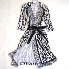 美品✨DVF ダイアンフォンファステンバーグ ラップワンピース サイズ2 シルク