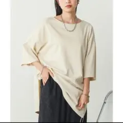 【新品タグ付】hunch サイドスリット USAコットン×OE トップス