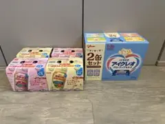 ミルクセット　ほほえみ・ステップ　らくらくミルク＋アイクレオ　グローアップミルク