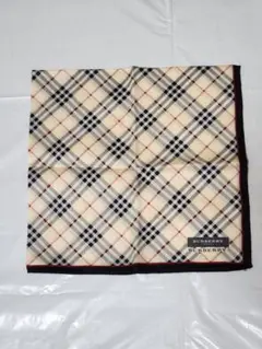BURBERRY チェック柄 シルク スカーフ