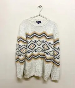 エルメネジルド　ゼニア　ノルディック　ウール　メンズ　ニット　セーター
