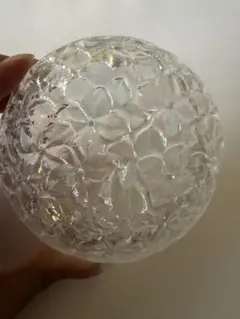 ガラス小皿 紫陽花