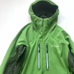 【極美品】mont-bell パウダーシェッドパーカ　防風 ストレッチ M