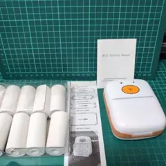ミニプリンター　ロール用紙　感熱紙　白黒