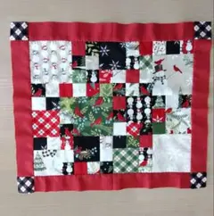 moda　Winter Friends　パッチワーク　キルトトップ　クリスマス小