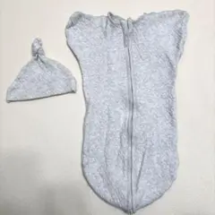 【S 0-3month】SOWAN スワドル　杢グレー