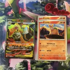 メガブレイブ　メガバククーダex SR ドンメル　進化ライン　ポケモンカード