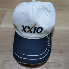 訳あり❗XXIO ホワイト ネイビー キャップ ★フリーサイズ
