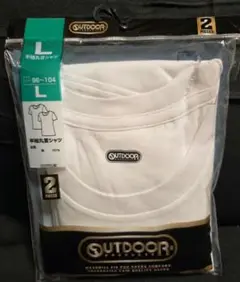 【新品•未使用】OUTDOOR 半袖Tシャツ Lサイズ 2枚セット