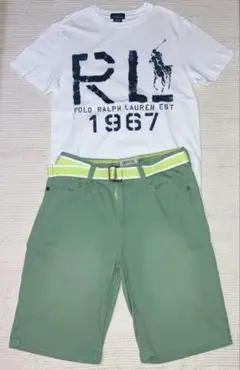 新品ラルフＴシャツ130＆パンツ