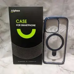 Alphex マグネット対応クリアケース iPhone用