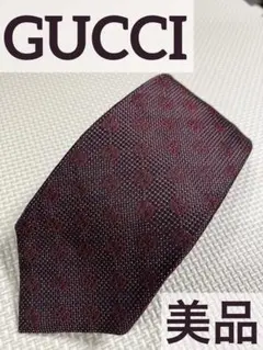【美品】 【まとめ割300円引】 GUCCI ネクタイ GG グッチ