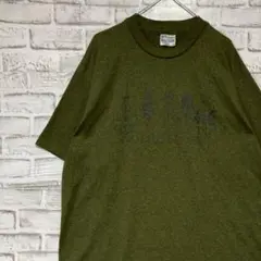 USA製90sヴィンテージTシャツ！シングルステッチ　グリーン半袖古着XL718