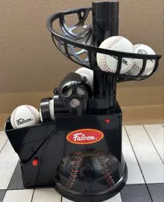 FALCON バッティングトレーナー前からトスマシン　ボールあり