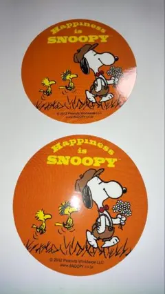 新品未使用 スヌーピー展 SNOOPY 2枚シールセット