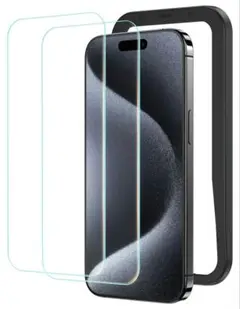 訳アリのため特価❗ iPhone15ProMax 用 強化ガラス 保護フィルム