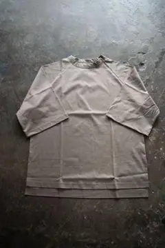 JUHA ユハ　20SS Big Border Half Sleeve Tee