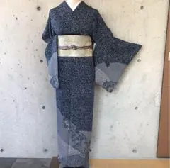 最終価格‼️訪問着 ネイビー グレー