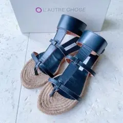 【新品未使用】l’autre chose ロートレショーズ フラット サンダル