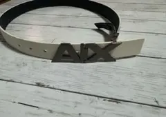A|X ホワイトレザーベルト