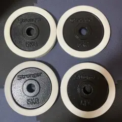 5kg ウエイトプレート白４枚