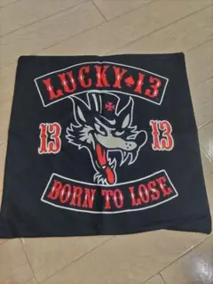 LUCKY-13 クッションカバー 両面プリント