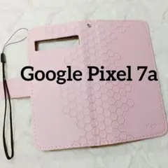 最終値下げ☆Google Pixel 7a ケース 手帳型 ハニカムパターン
