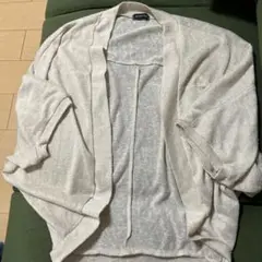 薄手ベージュニットカーディガン