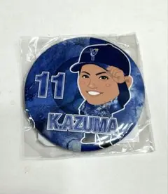 横浜DeNAベイスターズグッズ　缶バッチ　東克樹選手　プロ野球