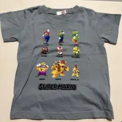 スーパーマリオキャラクターTシャツ グレー
