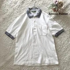 アーノルドパーマー L ポロシャツ ホワイト Arnold Palmer
