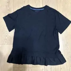 再処分　ミュベールワーク　黒カットソー