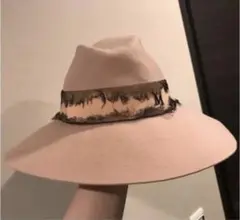 メゾンミッシェル パリ での購入商品♡ レース ハット ピンクベージュ