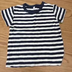 ストライプ Tシャツ サイズ90 ネイビー/ホワイト