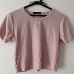 【数回着用】半袖　ピンク　リボン　MサイズSPRAYPREMIUM かわいい