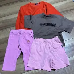 MOUJONJON ワンピースとＴシャツとショートパンツセット