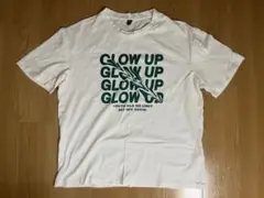 GLOW UP プリント ホワイト Tシャツ