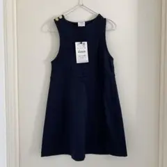 ZARA ネイビー　フォーマル ノースリーブワンピース 122cm